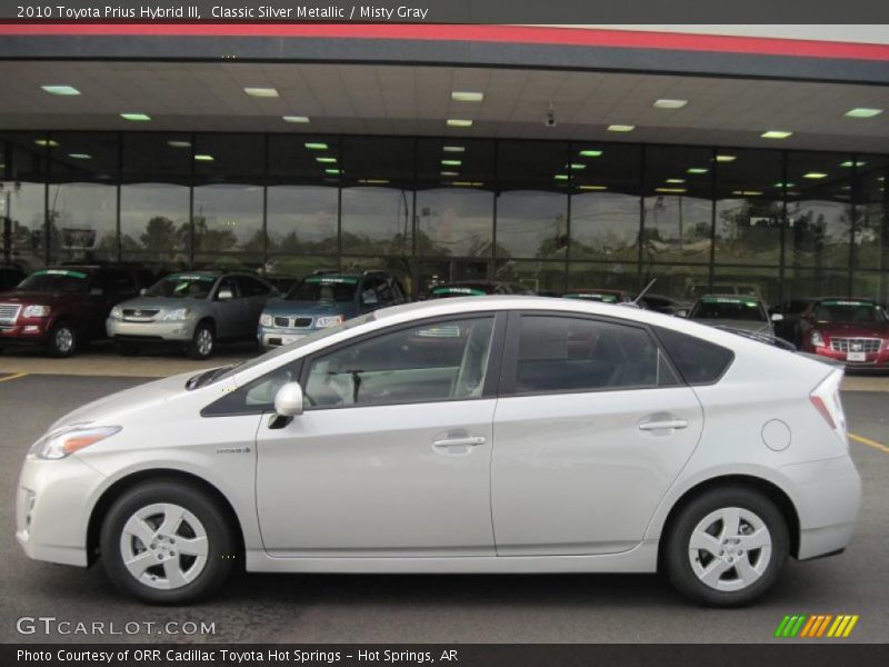 Classic Silver Metallic / Misty Gray 2010 Toyota Prius Hybrid III