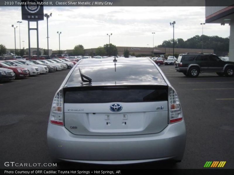 Classic Silver Metallic / Misty Gray 2010 Toyota Prius Hybrid III