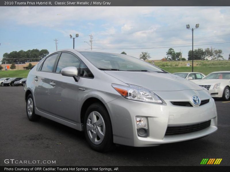 Classic Silver Metallic / Misty Gray 2010 Toyota Prius Hybrid III