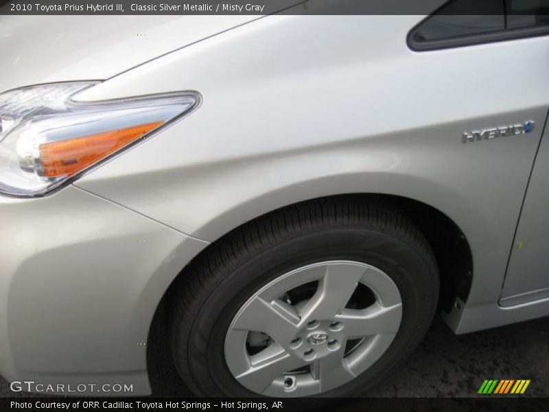 Classic Silver Metallic / Misty Gray 2010 Toyota Prius Hybrid III