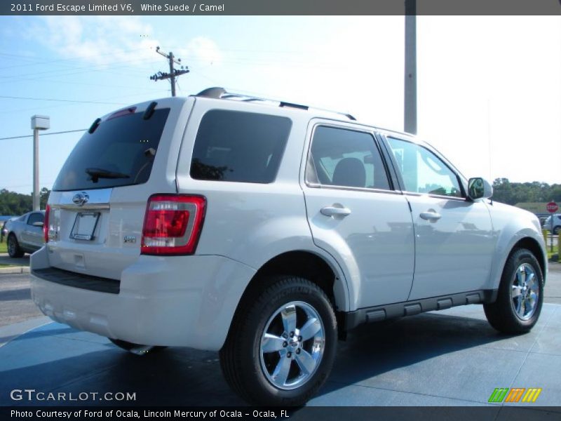 White Suede / Camel 2011 Ford Escape Limited V6