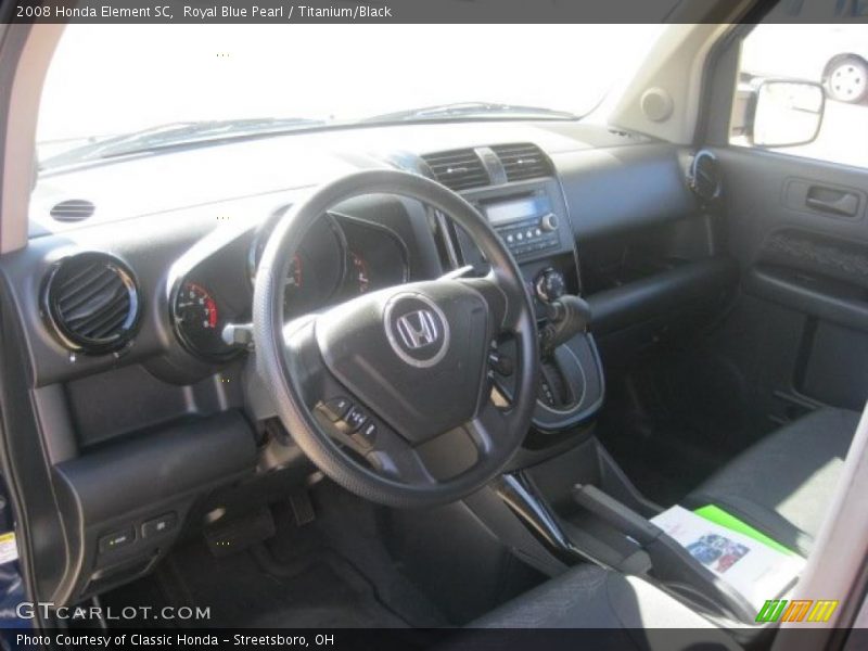 Royal Blue Pearl / Titanium/Black 2008 Honda Element SC