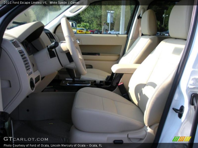 White Suede / Camel 2011 Ford Escape Limited V6