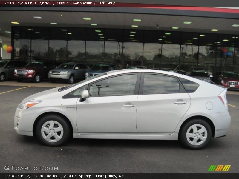 Classic Silver Metallic / Dark Gray 2010 Toyota Prius Hybrid III