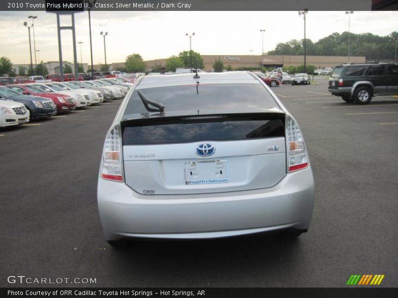 Classic Silver Metallic / Dark Gray 2010 Toyota Prius Hybrid III