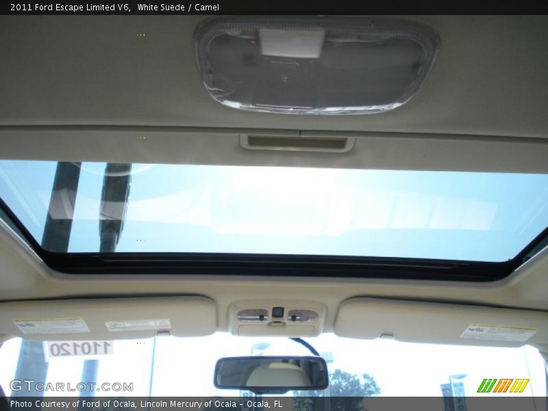 White Suede / Camel 2011 Ford Escape Limited V6