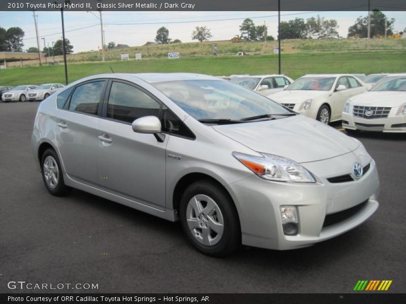 Classic Silver Metallic / Dark Gray 2010 Toyota Prius Hybrid III