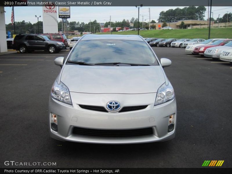 Classic Silver Metallic / Dark Gray 2010 Toyota Prius Hybrid III