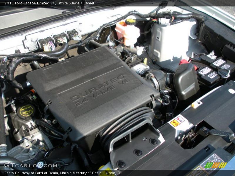 White Suede / Camel 2011 Ford Escape Limited V6