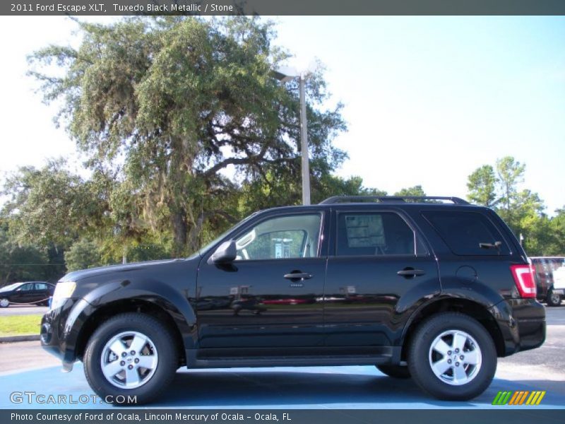 Tuxedo Black Metallic / Stone 2011 Ford Escape XLT