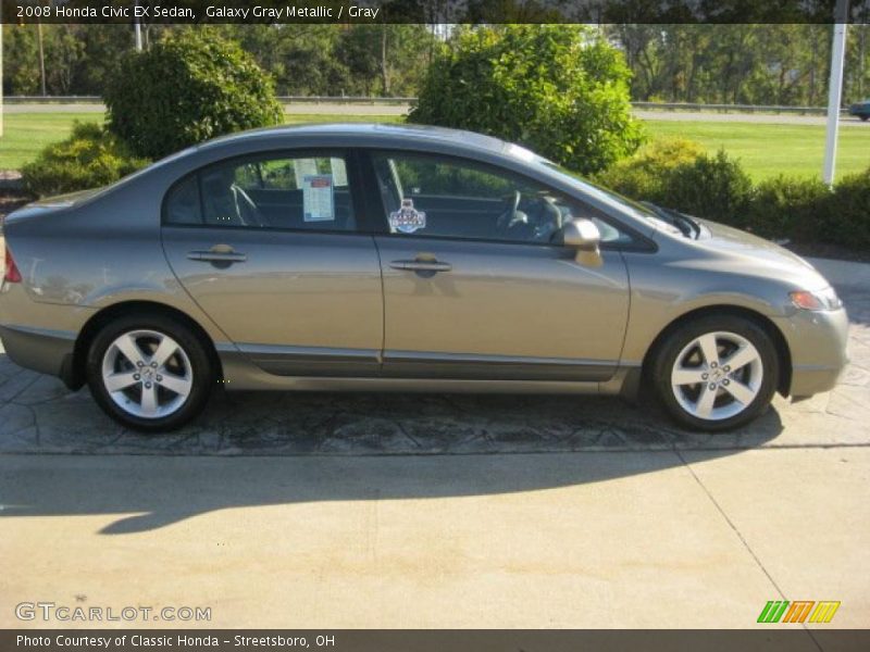 Galaxy Gray Metallic / Gray 2008 Honda Civic EX Sedan