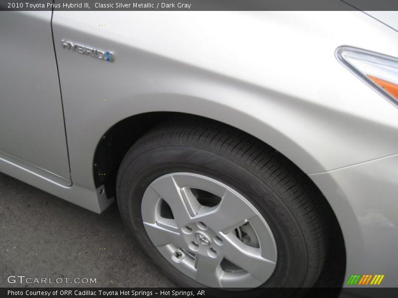 Classic Silver Metallic / Dark Gray 2010 Toyota Prius Hybrid III