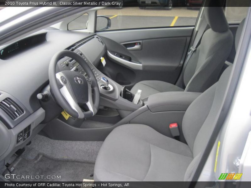 Classic Silver Metallic / Dark Gray 2010 Toyota Prius Hybrid III