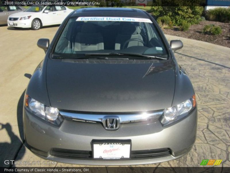 Galaxy Gray Metallic / Gray 2008 Honda Civic EX Sedan