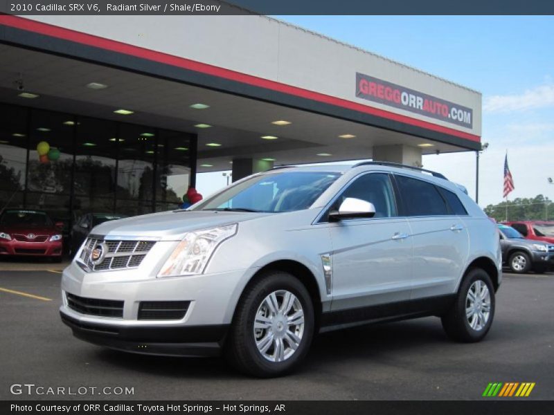Radiant Silver / Shale/Ebony 2010 Cadillac SRX V6
