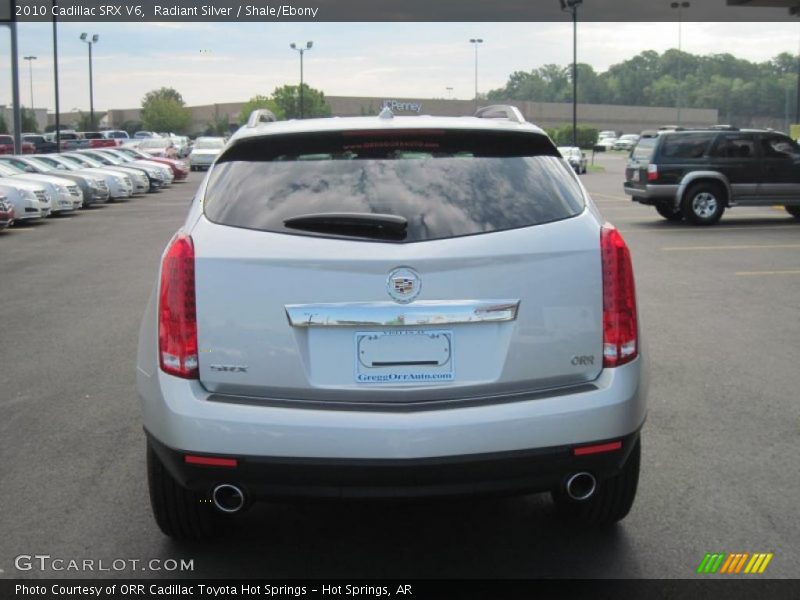 Radiant Silver / Shale/Ebony 2010 Cadillac SRX V6