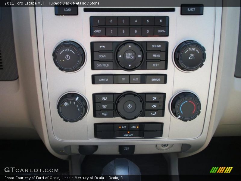 Tuxedo Black Metallic / Stone 2011 Ford Escape XLT