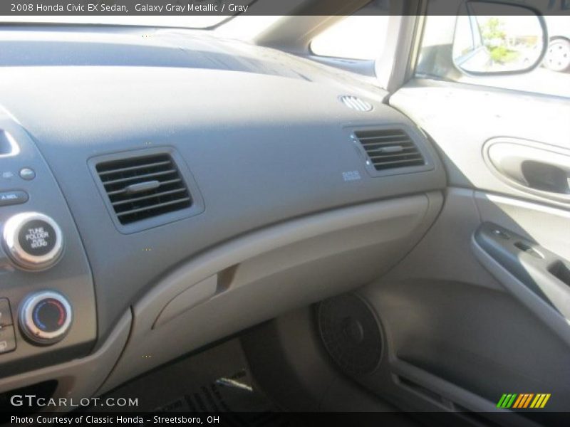Galaxy Gray Metallic / Gray 2008 Honda Civic EX Sedan