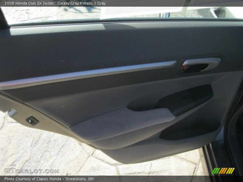 Galaxy Gray Metallic / Gray 2008 Honda Civic EX Sedan