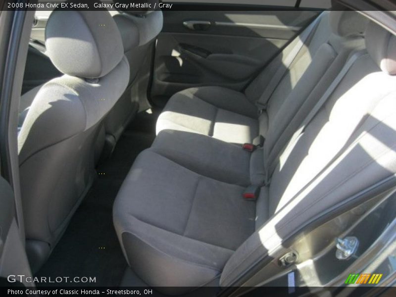 Galaxy Gray Metallic / Gray 2008 Honda Civic EX Sedan