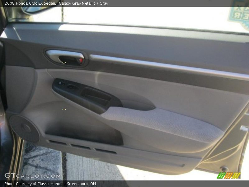 Galaxy Gray Metallic / Gray 2008 Honda Civic EX Sedan