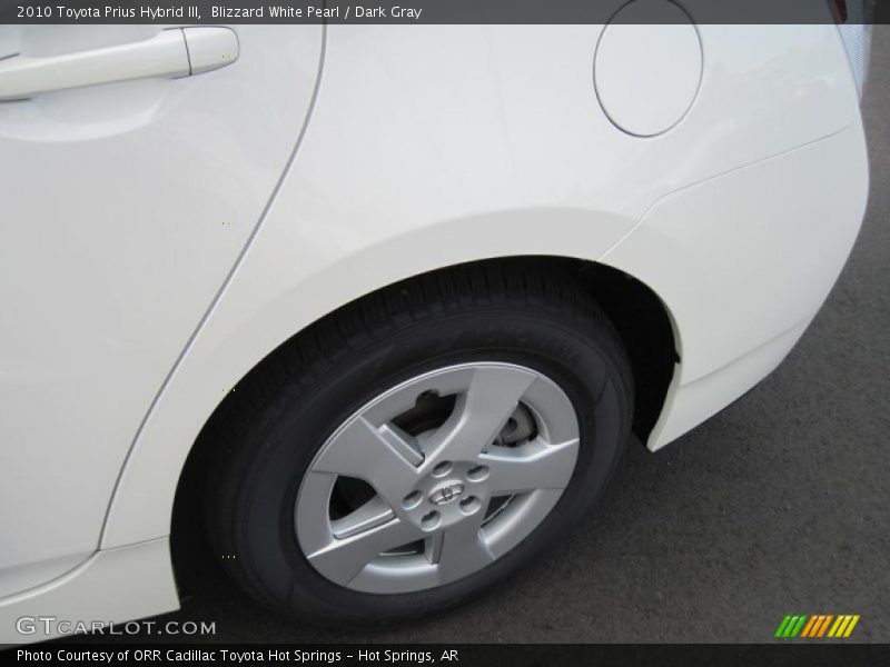 Blizzard White Pearl / Dark Gray 2010 Toyota Prius Hybrid III