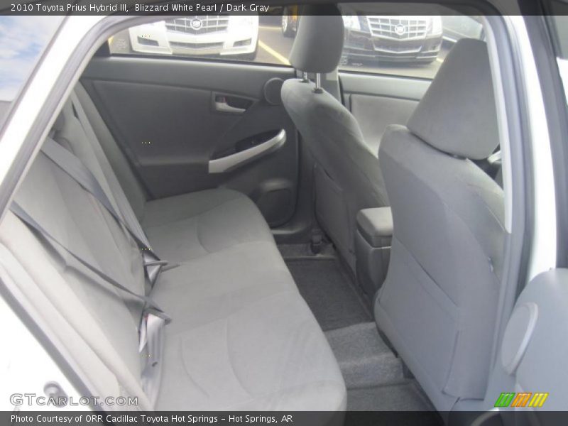 Blizzard White Pearl / Dark Gray 2010 Toyota Prius Hybrid III