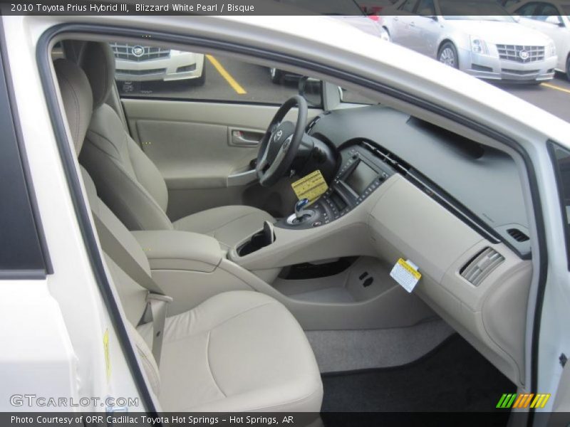 Blizzard White Pearl / Bisque 2010 Toyota Prius Hybrid III