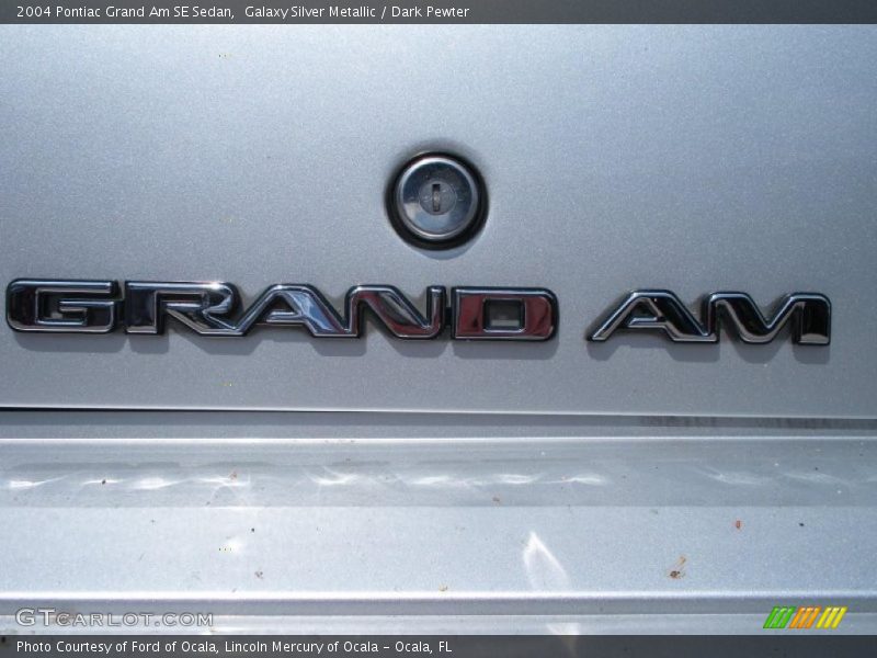 Galaxy Silver Metallic / Dark Pewter 2004 Pontiac Grand Am SE Sedan