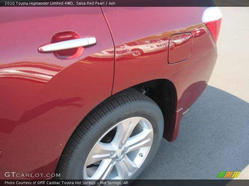 Salsa Red Pearl / Ash 2010 Toyota Highlander Limited 4WD