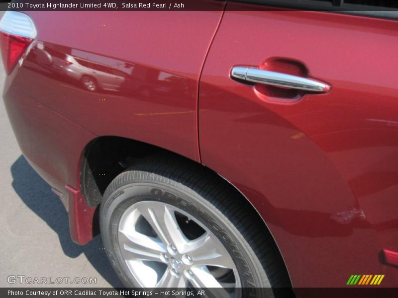 Salsa Red Pearl / Ash 2010 Toyota Highlander Limited 4WD