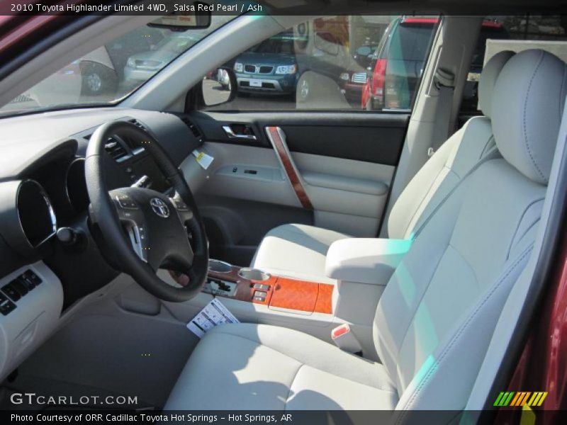 Salsa Red Pearl / Ash 2010 Toyota Highlander Limited 4WD