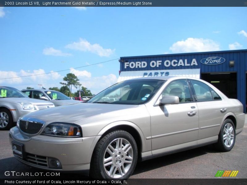 Light Parchment Gold Metallic / Espresso/Medium Light Stone 2003 Lincoln LS V8