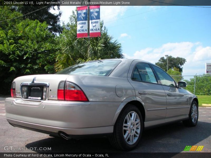 Light Parchment Gold Metallic / Espresso/Medium Light Stone 2003 Lincoln LS V8