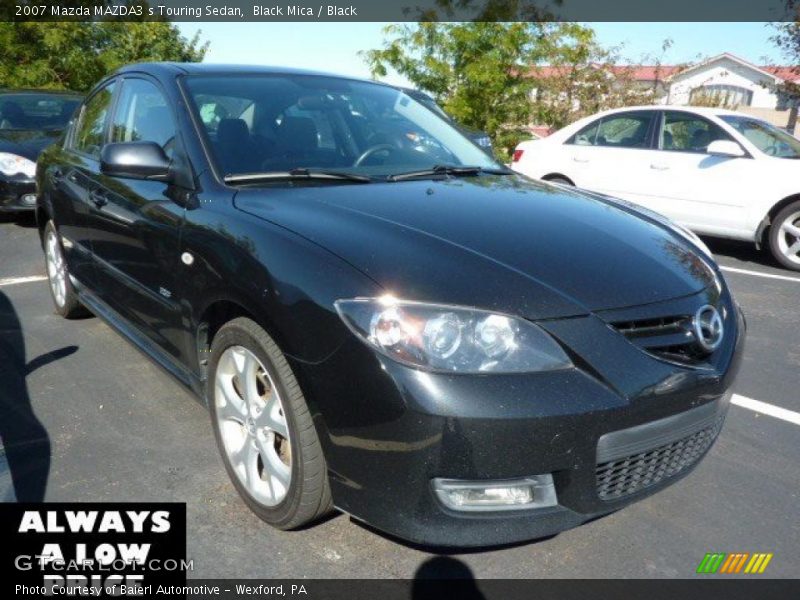 Black Mica / Black 2007 Mazda MAZDA3 s Touring Sedan