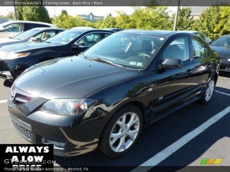 Black Mica / Black 2007 Mazda MAZDA3 s Touring Sedan