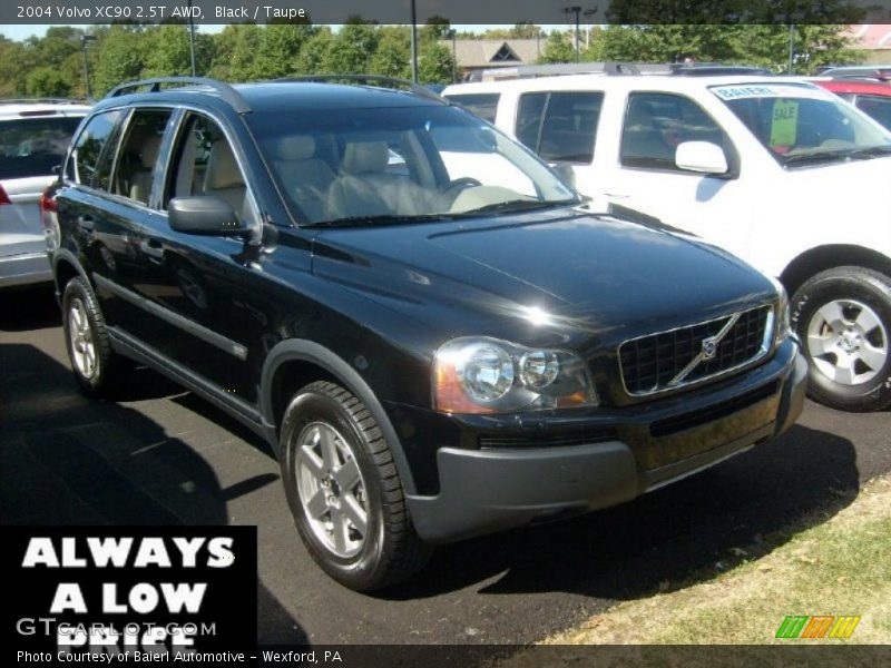 Black / Taupe 2004 Volvo XC90 2.5T AWD
