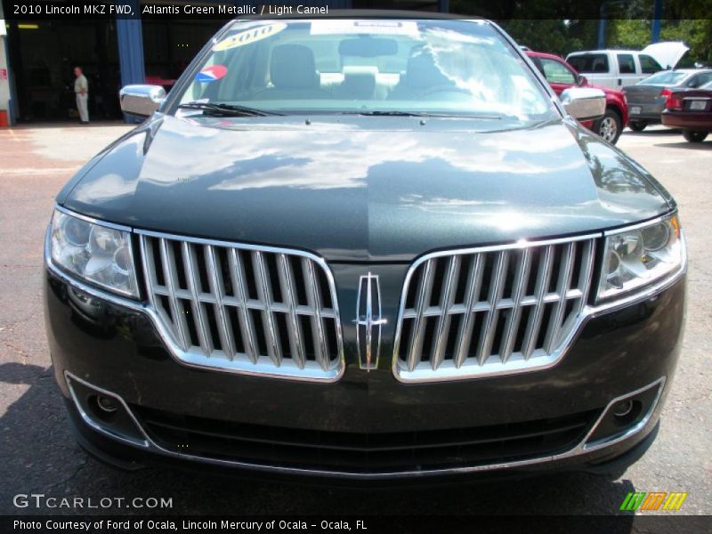 Atlantis Green Metallic / Light Camel 2010 Lincoln MKZ FWD