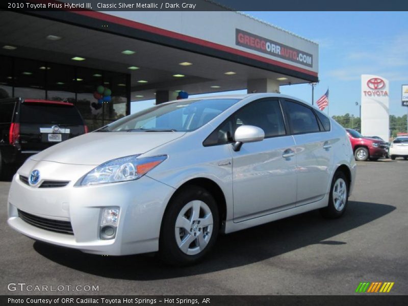 Classic Silver Metallic / Dark Gray 2010 Toyota Prius Hybrid III