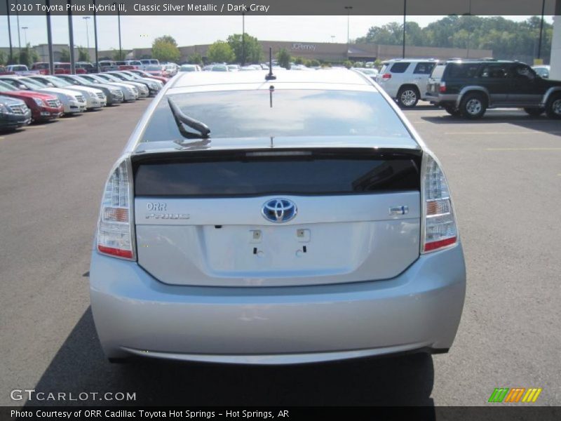 Classic Silver Metallic / Dark Gray 2010 Toyota Prius Hybrid III