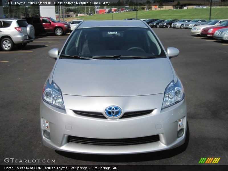 Classic Silver Metallic / Dark Gray 2010 Toyota Prius Hybrid III