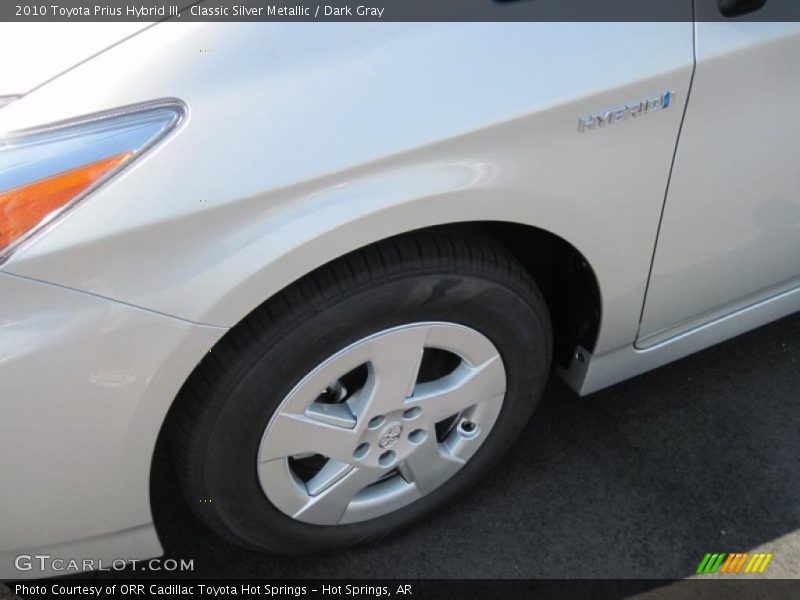 Classic Silver Metallic / Dark Gray 2010 Toyota Prius Hybrid III