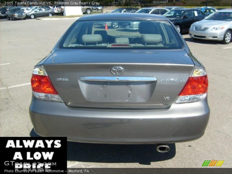 Phantom Gray Pearl / Gray 2005 Toyota Camry XLE V6