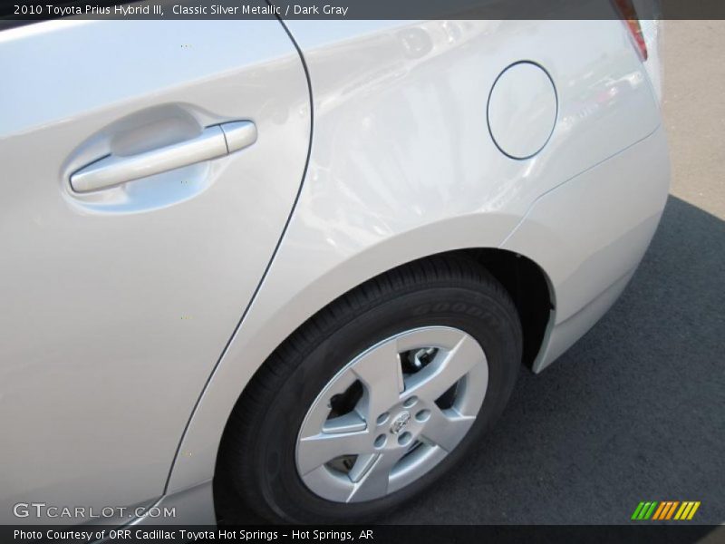 Classic Silver Metallic / Dark Gray 2010 Toyota Prius Hybrid III