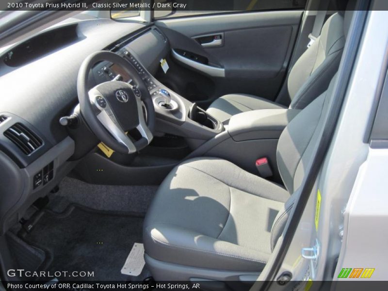 Classic Silver Metallic / Dark Gray 2010 Toyota Prius Hybrid III