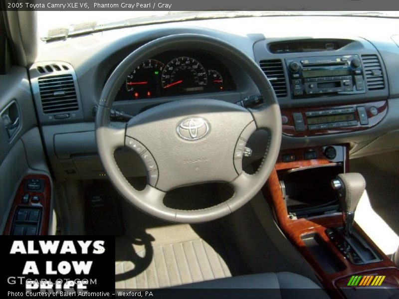 Phantom Gray Pearl / Gray 2005 Toyota Camry XLE V6