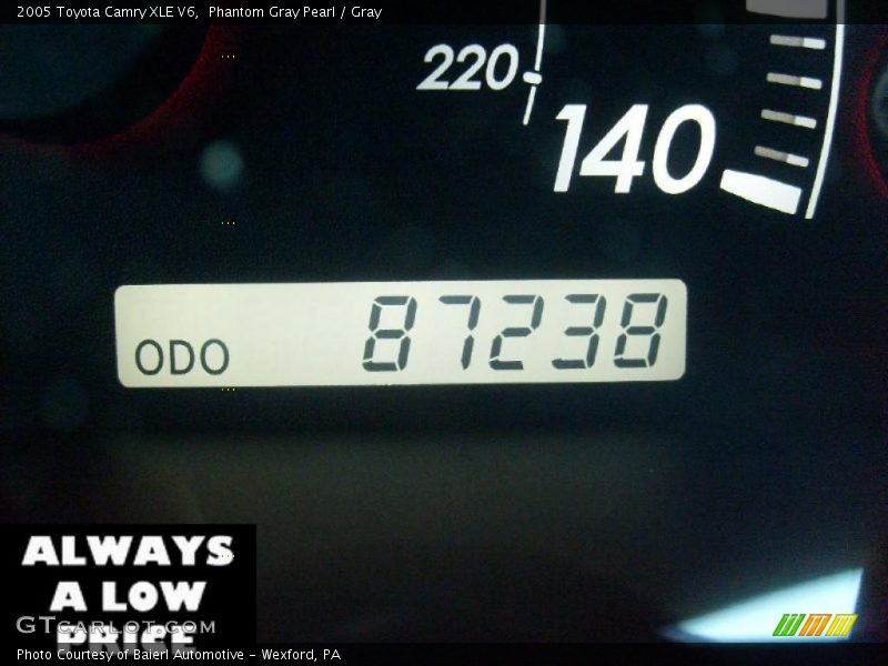 Phantom Gray Pearl / Gray 2005 Toyota Camry XLE V6