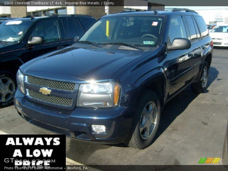 Imperial Blue Metallic / Ebony 2008 Chevrolet TrailBlazer LT 4x4