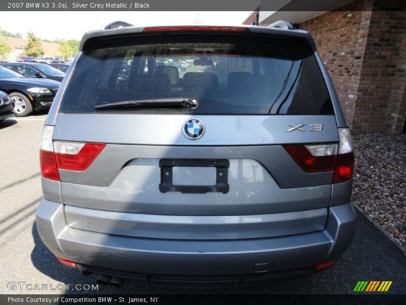 Silver Grey Metallic / Black 2007 BMW X3 3.0si