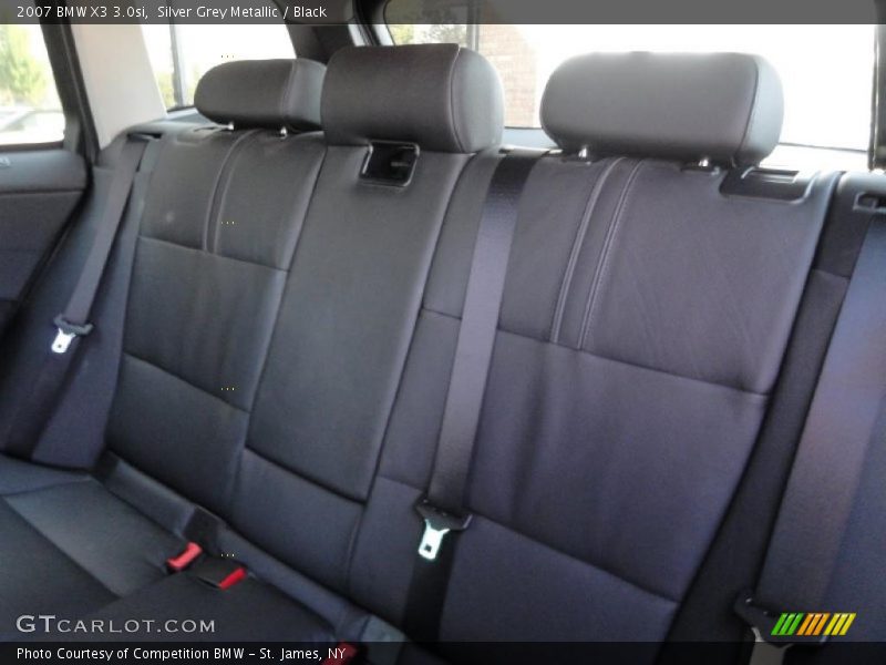 Silver Grey Metallic / Black 2007 BMW X3 3.0si